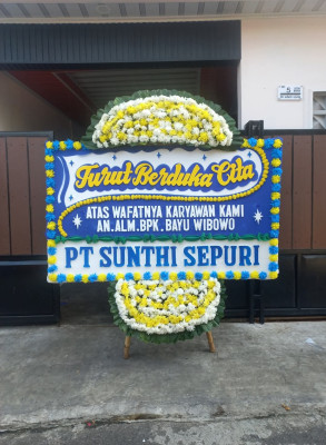 Papan Bunga Duka di Tafamutu